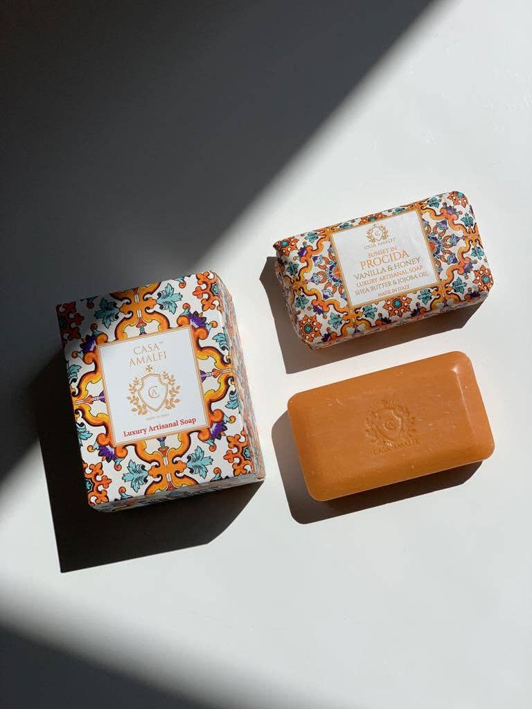 Sunset In Procida Vanilla & Honey Bar Soap