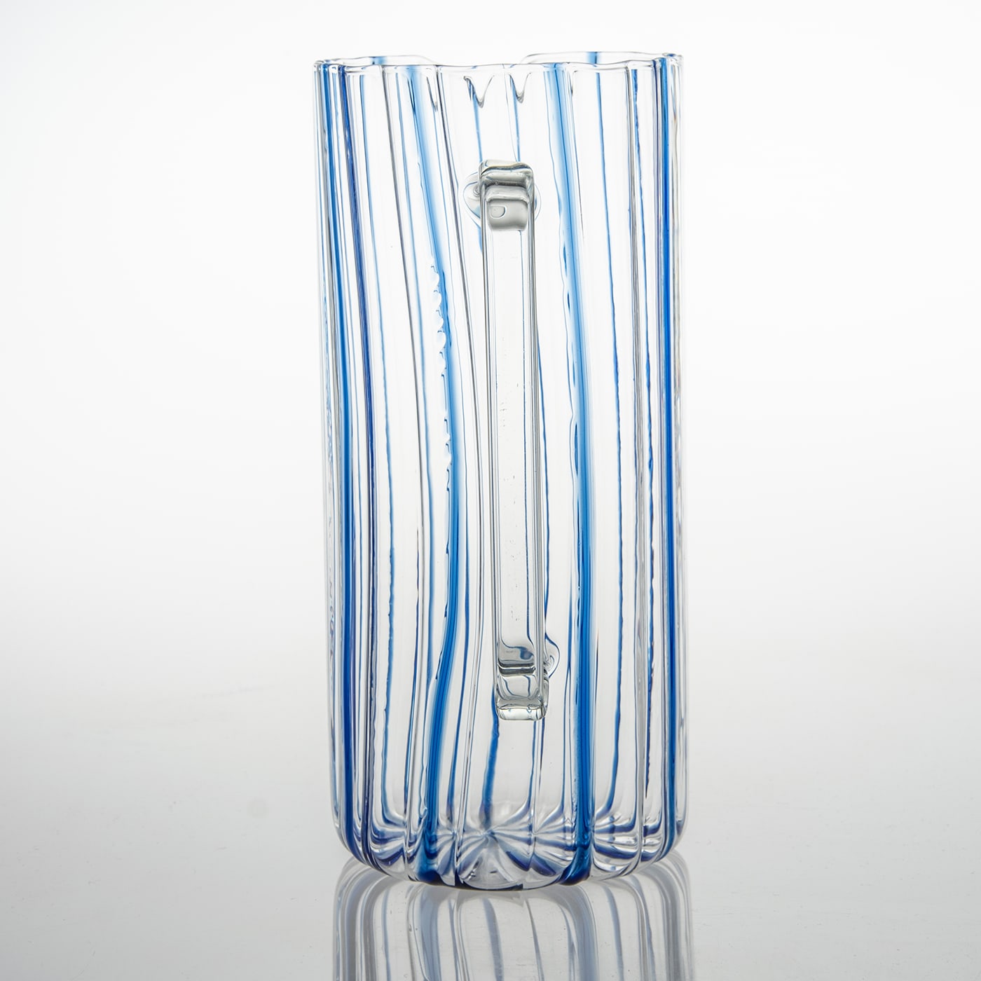 Serlio Glass Striped Carafe-