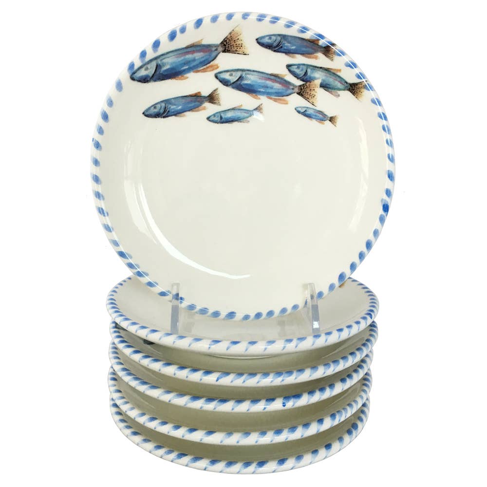 School of  Fish Small Plates - Set of 6