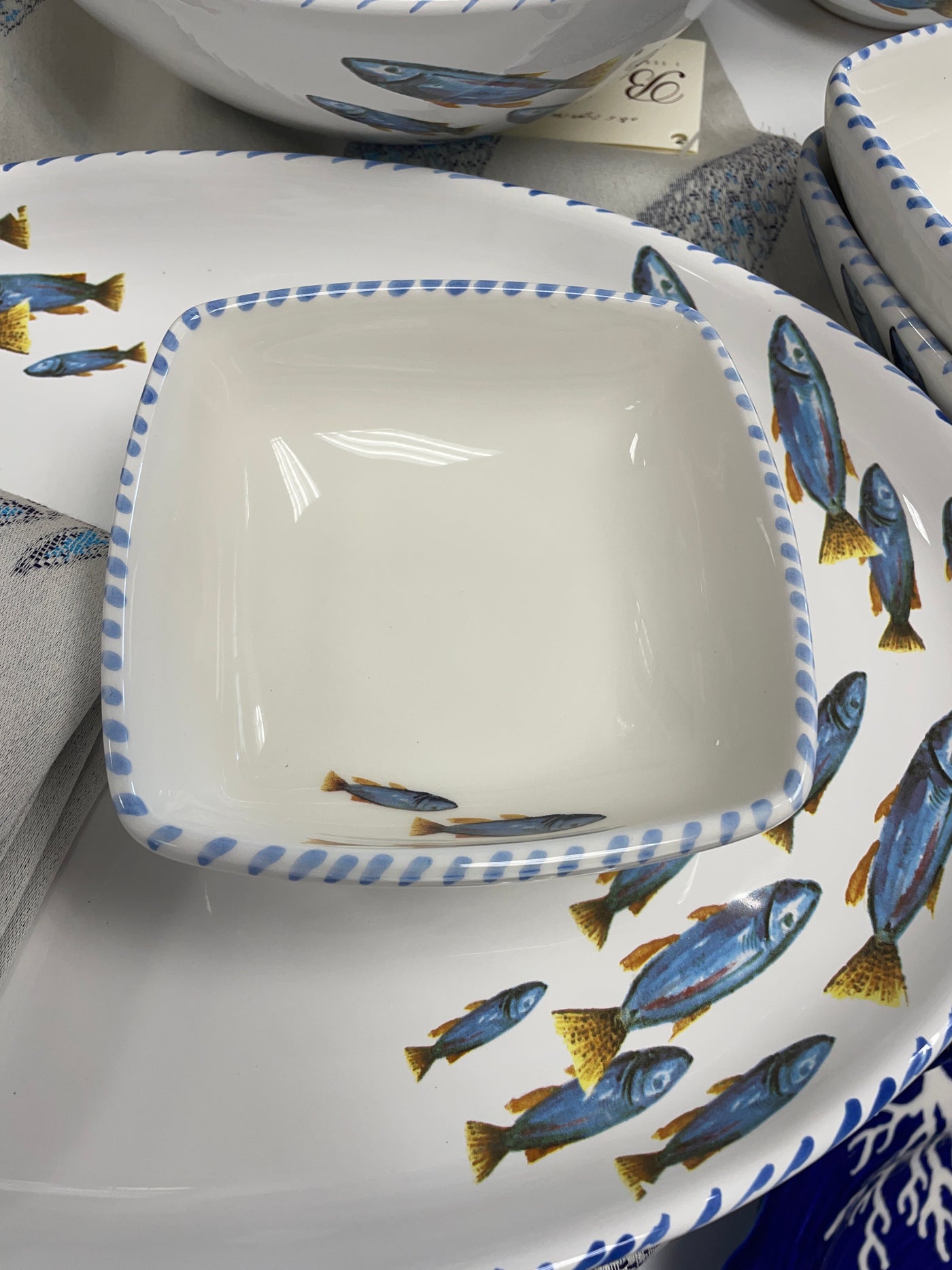 School of  Fish Square bowl