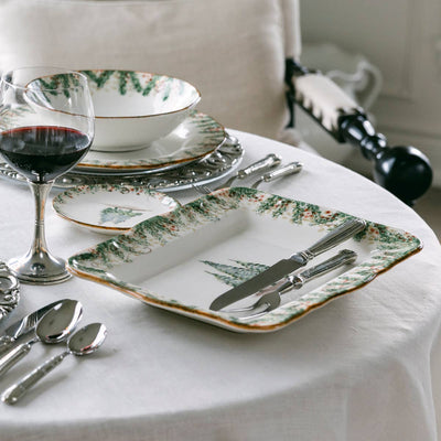 Natale Scalloped Medium Rectangular Tray