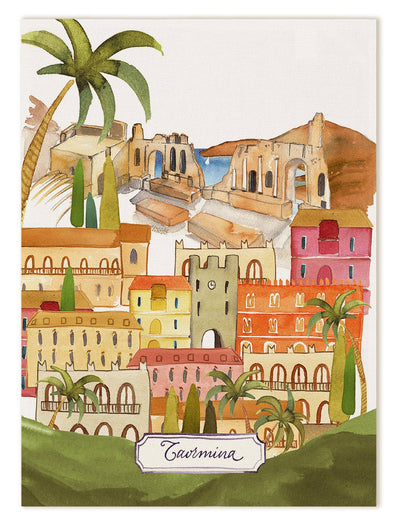 Kitchen Towels “Taormina” 100% made in Italy: Var 1 kitchen towel