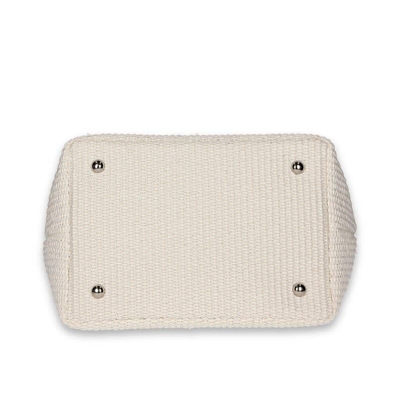 Barchetta B- Little Sporta made of  Cotton and Leather : White