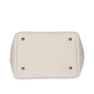 Barchetta B- Little Sporta made of  Cotton and Leather : White