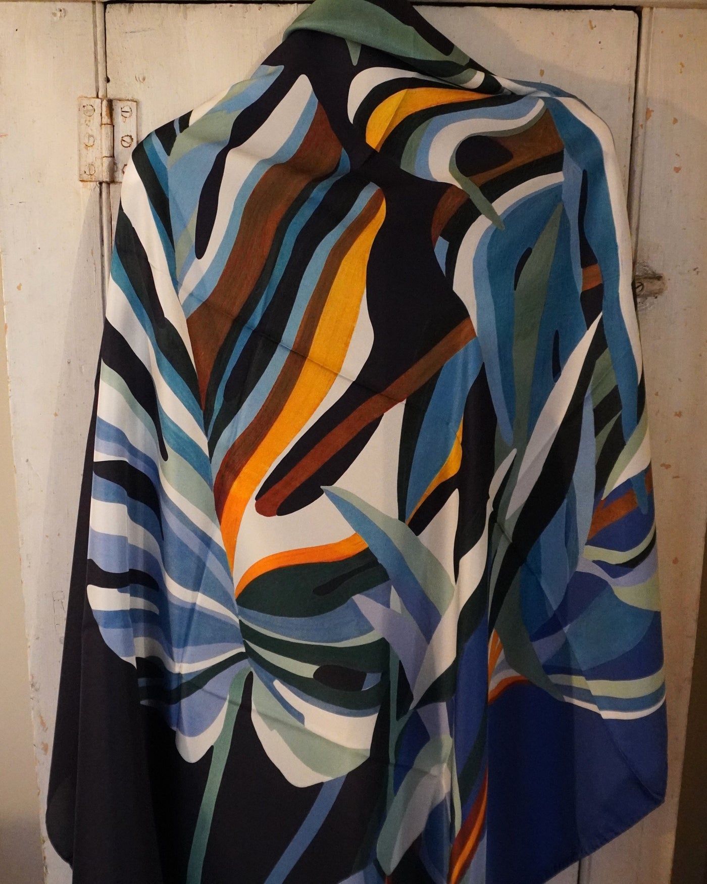 Large leaf silk K529-11869