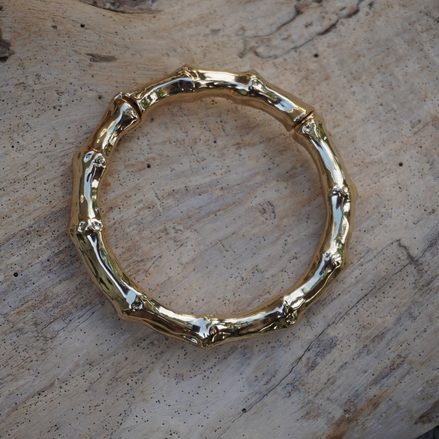 Gold Bamboo Bracelet