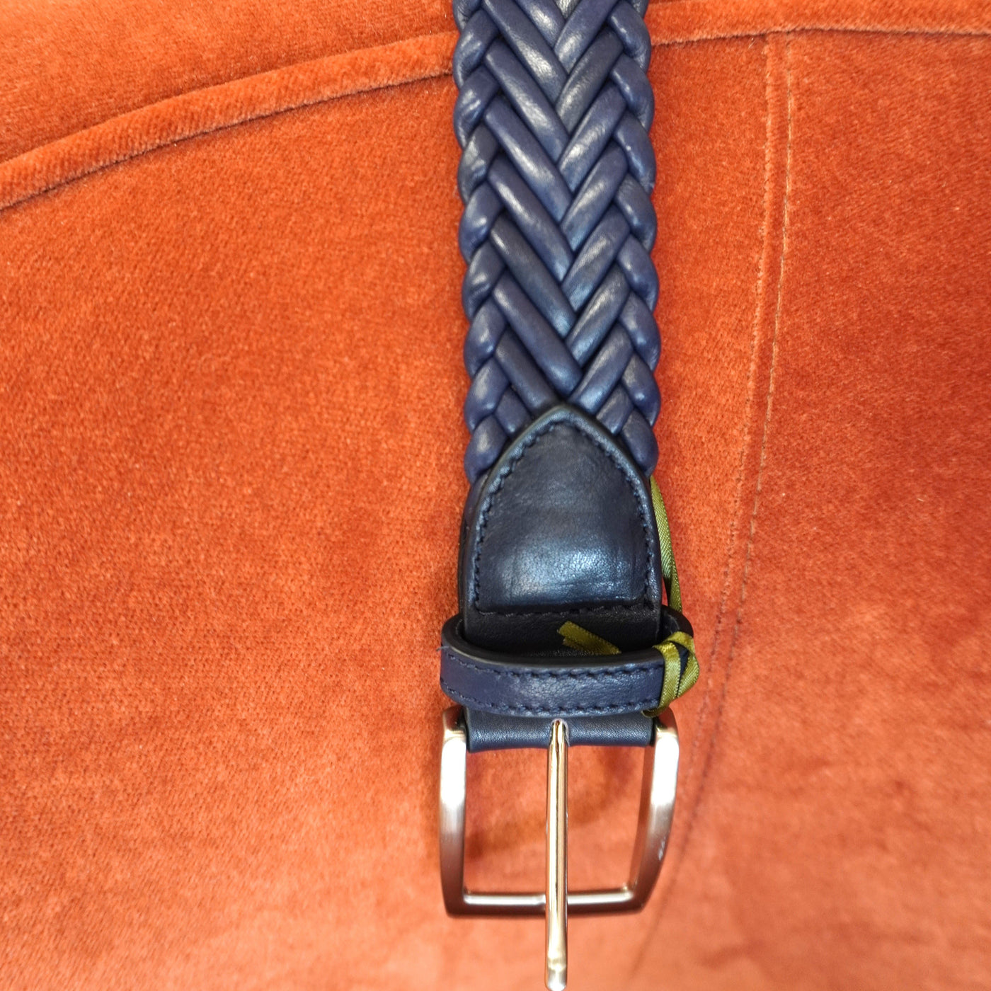 Portofino Woven Leather Belt