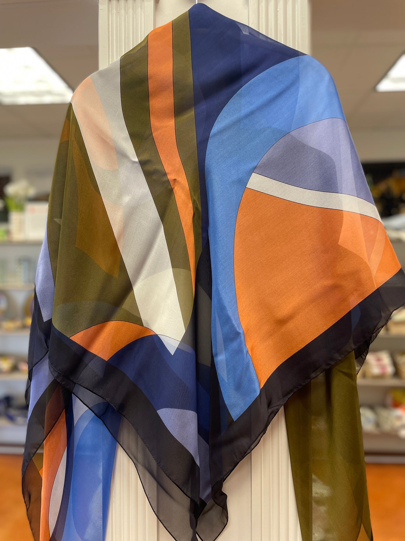 Silk Mousseline Printed Shawl 11578