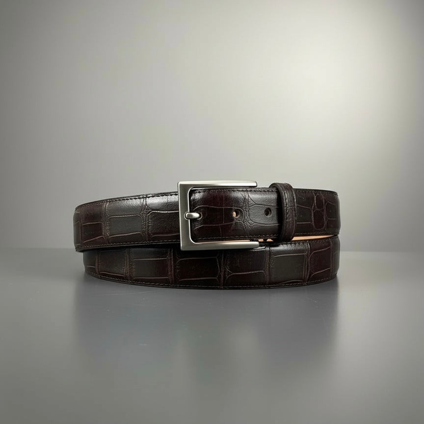 Shiny Crocodile Belt