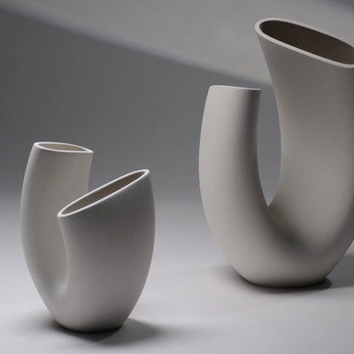 Anemone Clay Vase