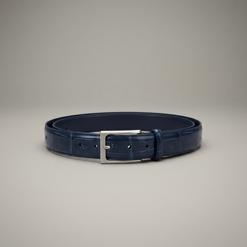 Shiny Crocodile Belt