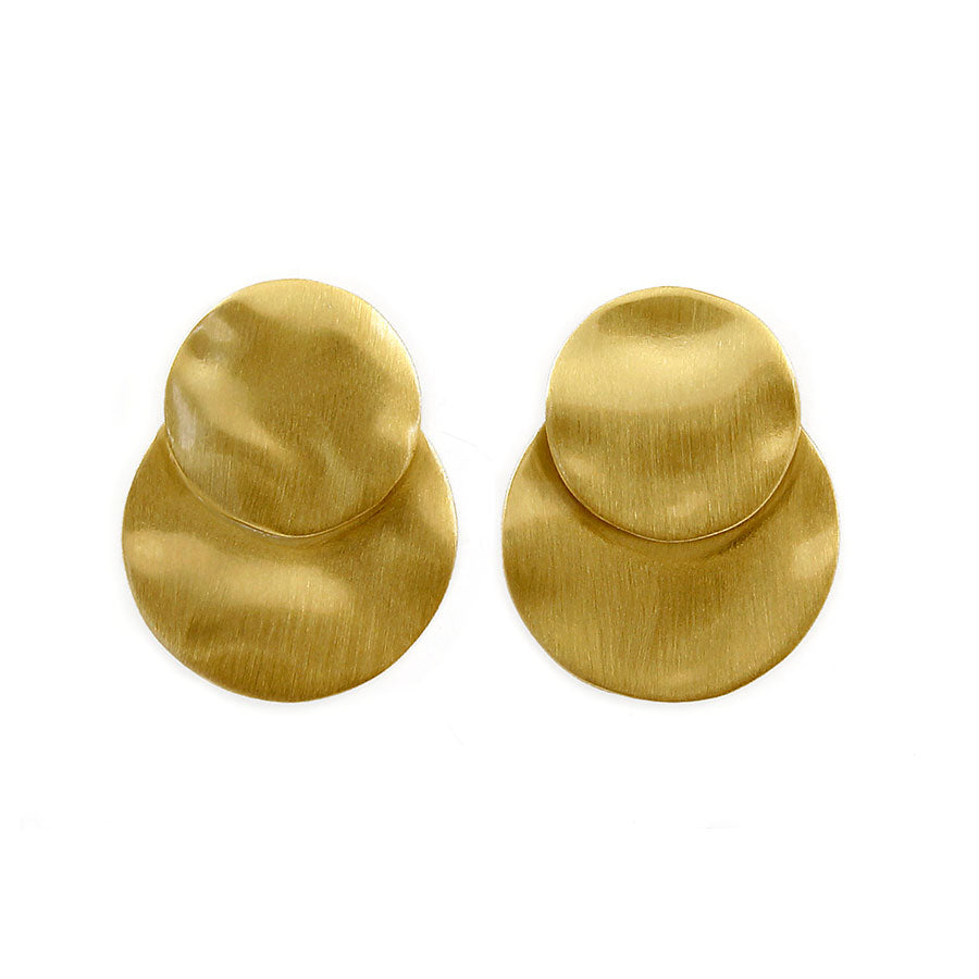 Onde Double Brush earrings