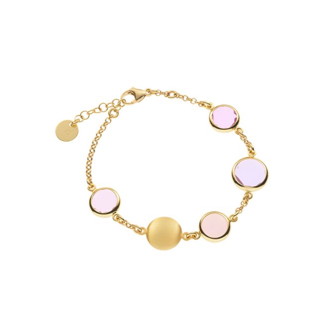 Le Chicche bracelet with soap-shaped elements and multicolor glasses