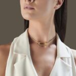 Ovali Chic  Double Chain Necklace