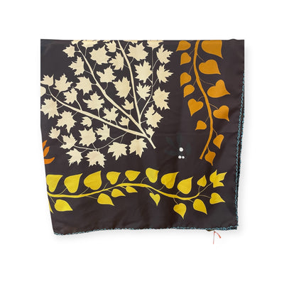 Barbieri  Silk Brown Muilti  Color Scarf