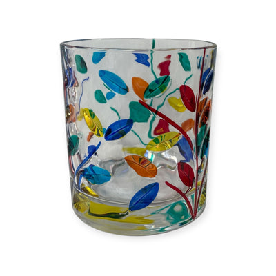 Laurus Hand Painted Water Glass