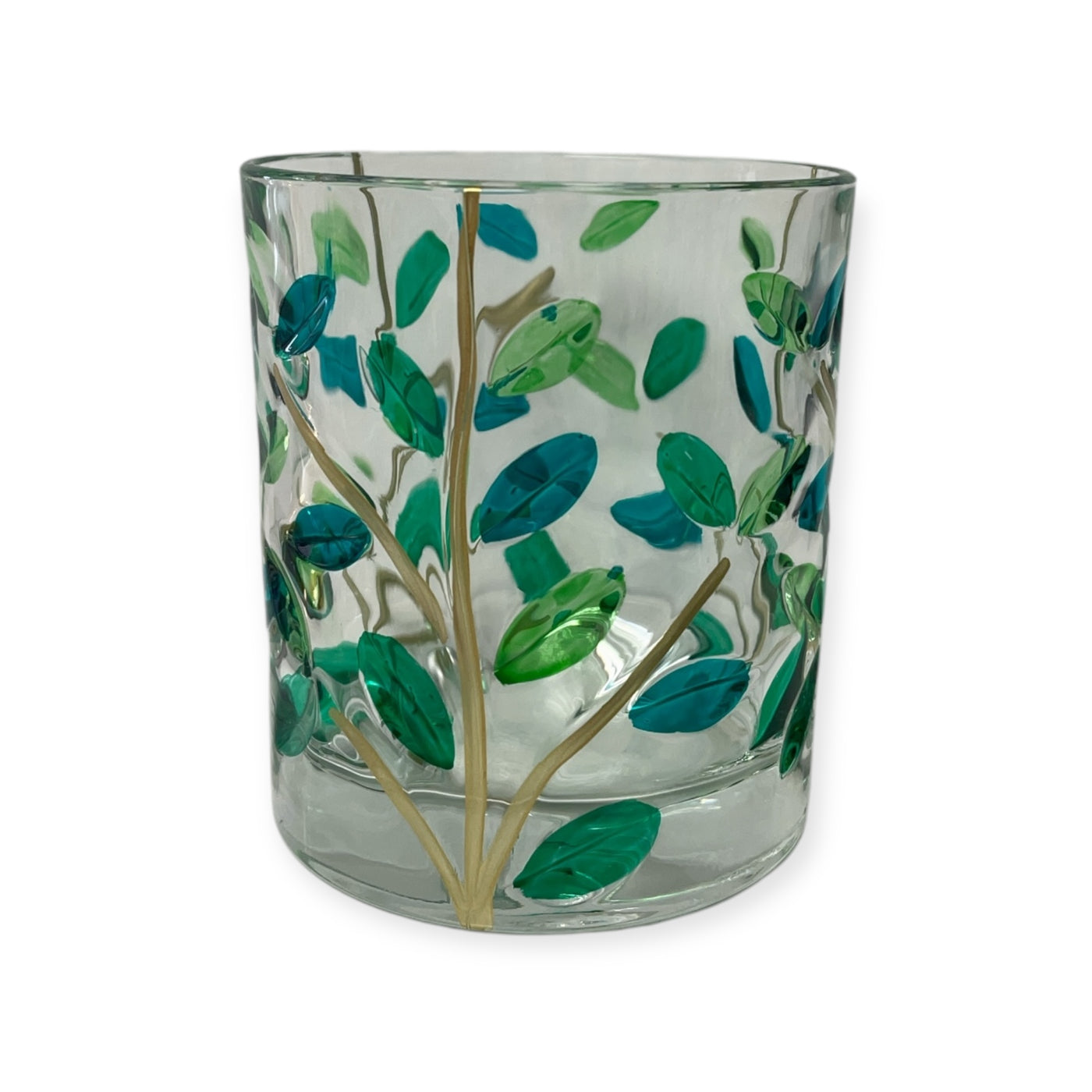 Laurus Hand Painted Water Glass