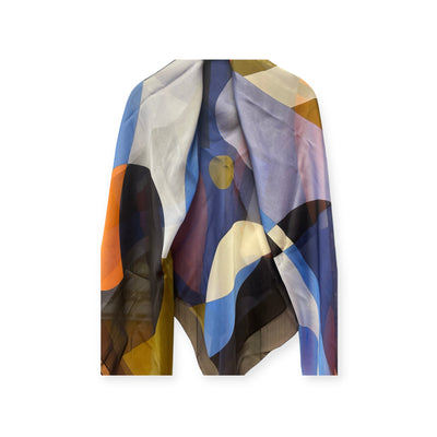 Silk Mousseline Printed Shawl 11578