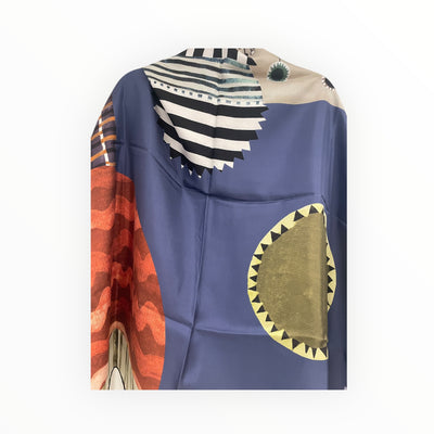 Patterned Silk Scarf OK588 11239