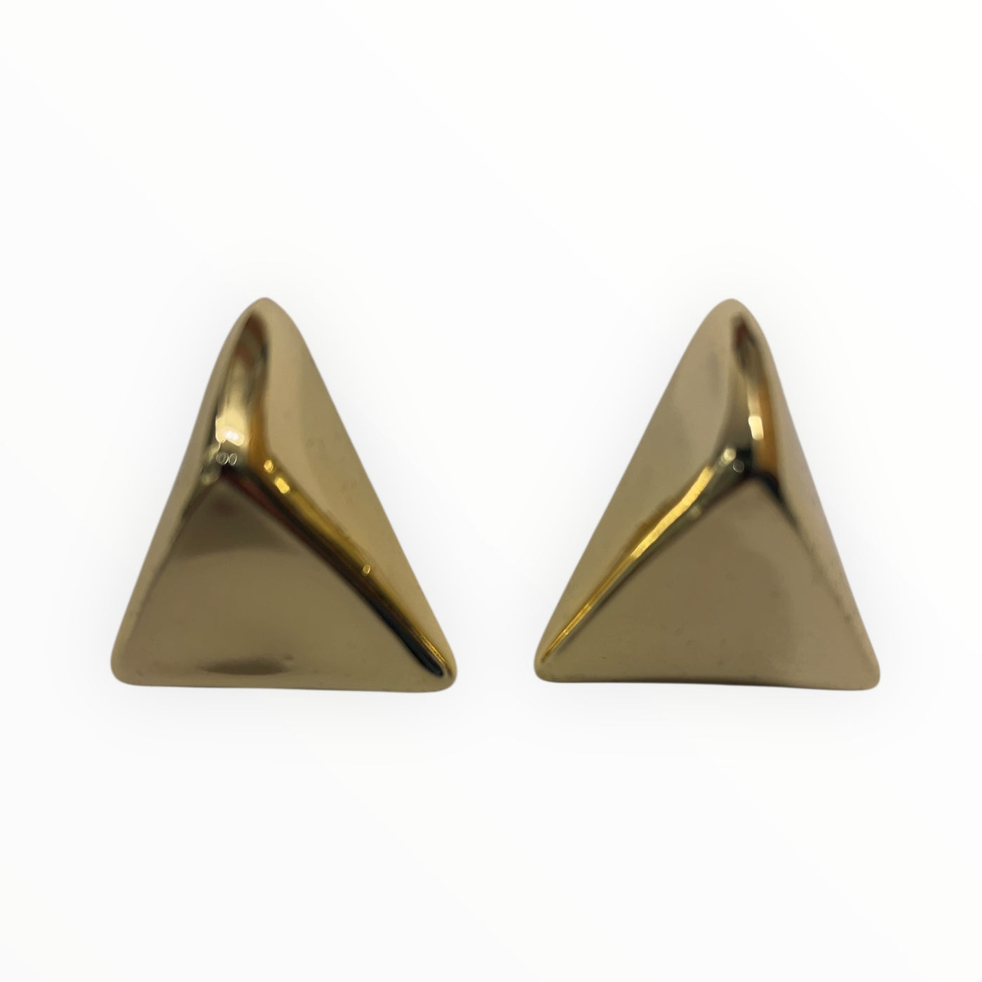 Toblerone Gold Earrings