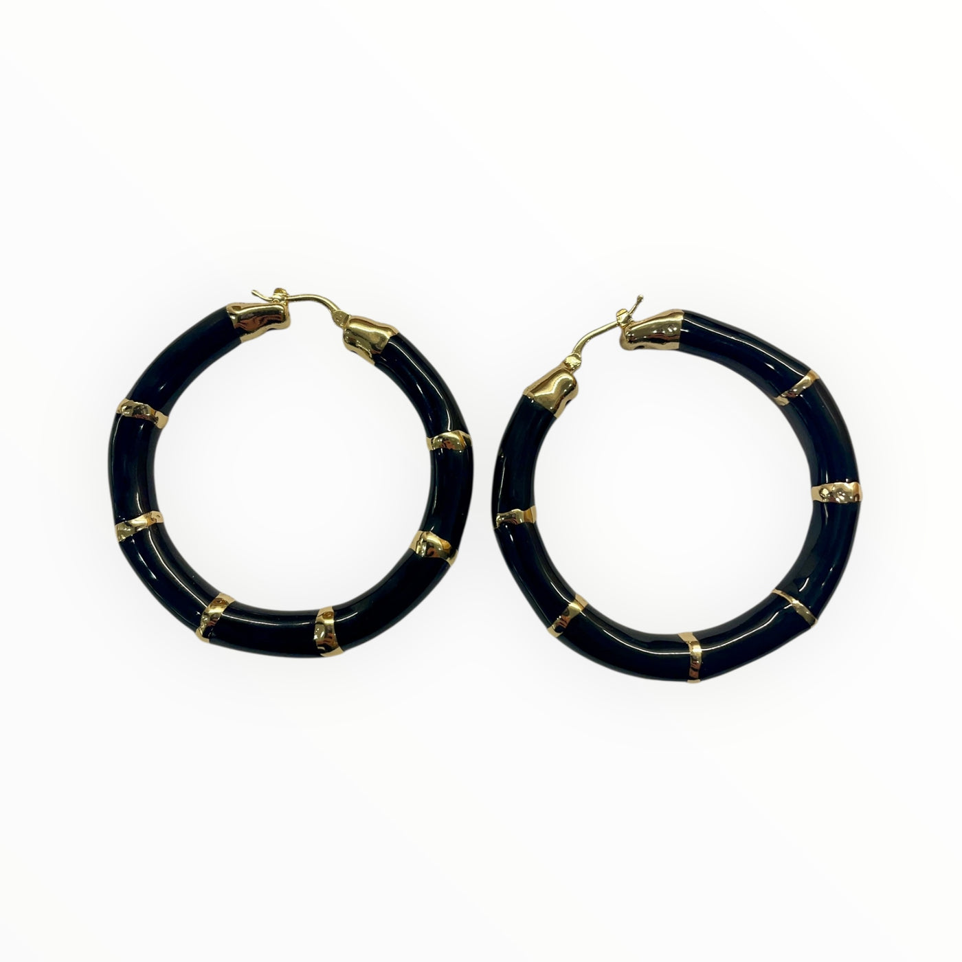 Large Bamboo Earrings