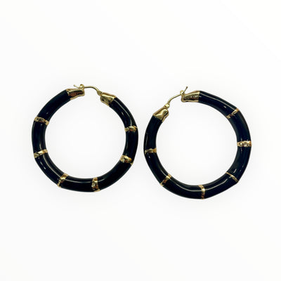 Large Bamboo Earrings