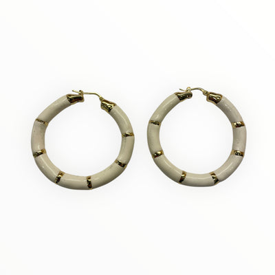 Large Bamboo Earrings