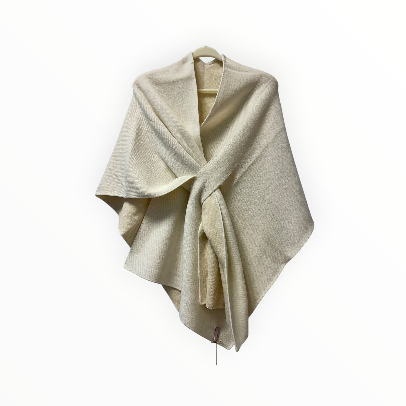 Merino and Cashmere Wool Blend Reversible Two Color Cape