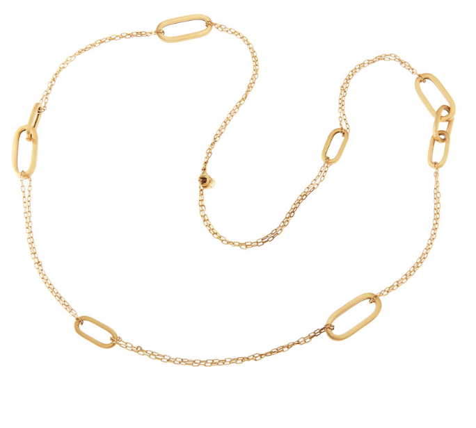 Ovali Chic Double Chain Necklace