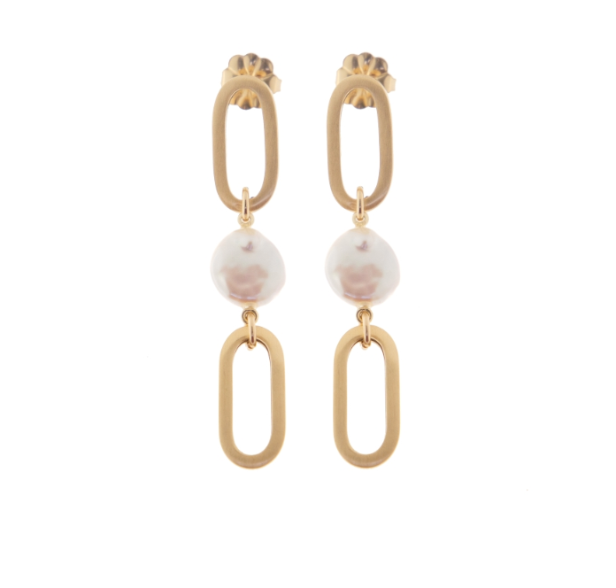 Perle Chic Dangling Earrings