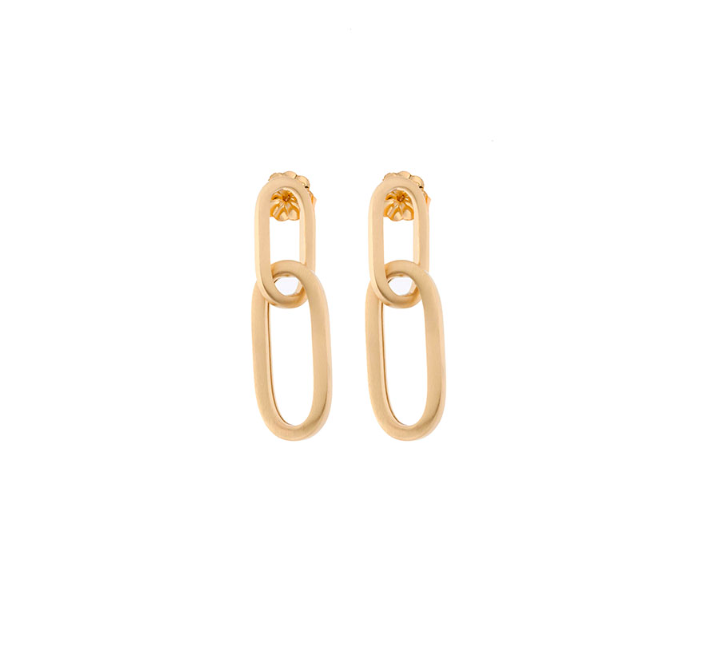 Ovali Chic Square Hollow Tube Earrings