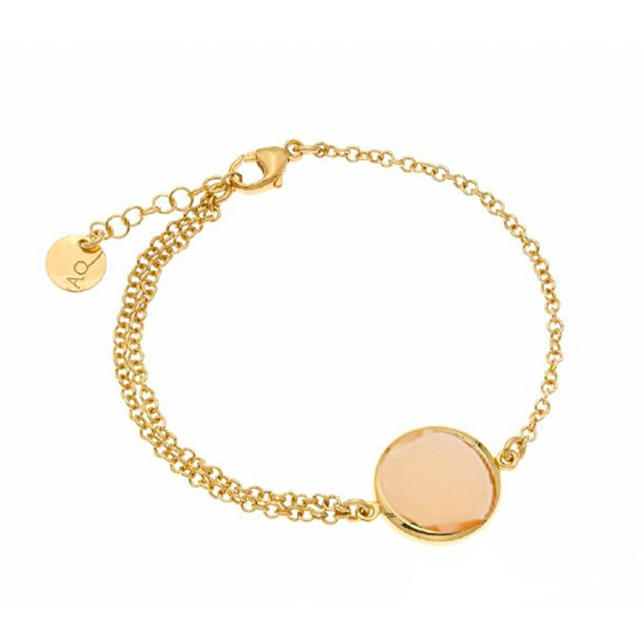 Le Chicche bracelet with16mm champagne glass paste