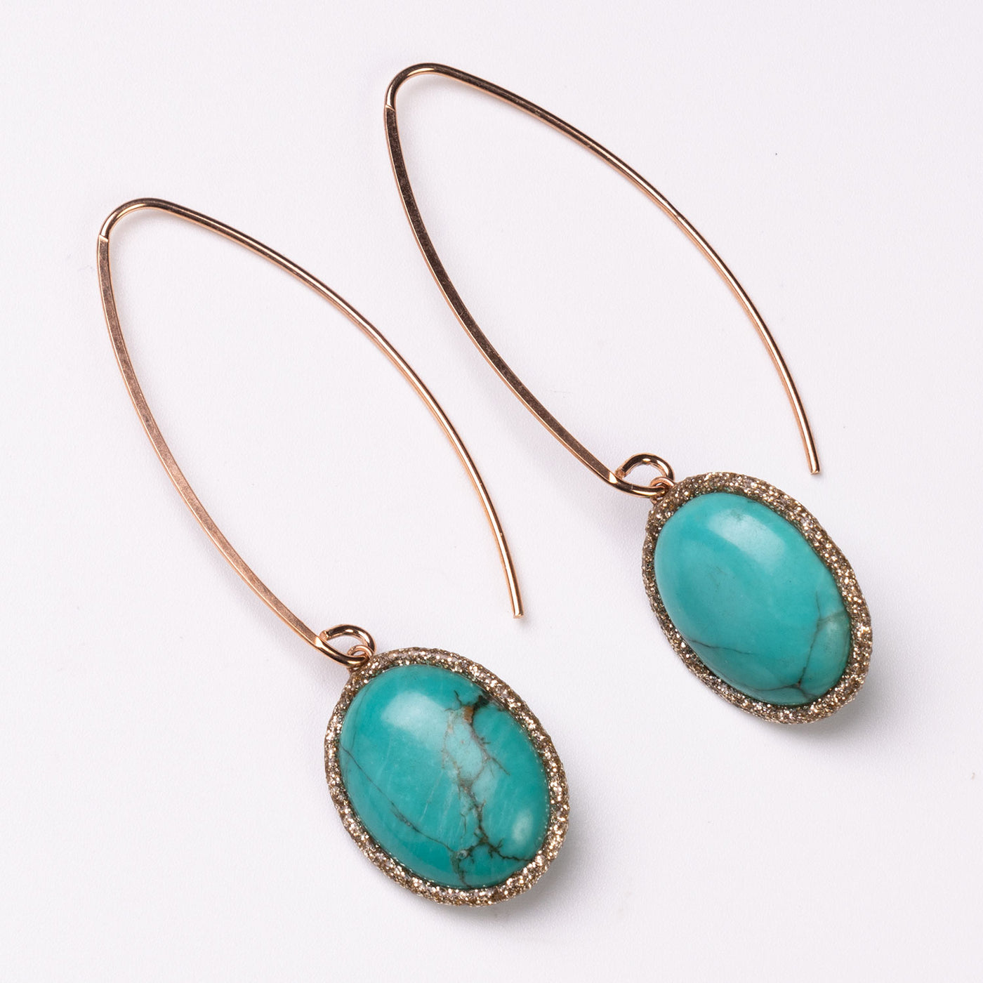 Turquoise Hook Earrings