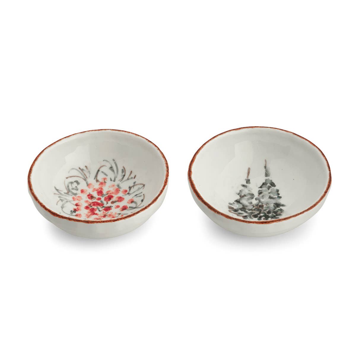 Natale Small Dipping Bowl Set of 2 - Christmas
