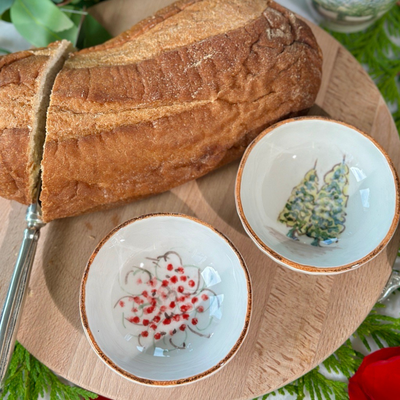 Natale Small Dipping Bowl Set of 2 - Christmas