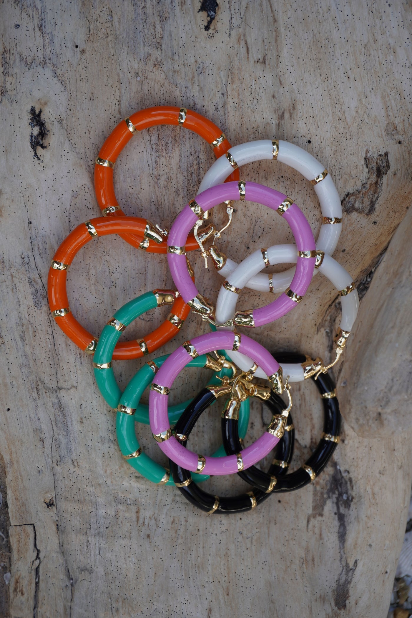 Large Bamboo Earrings