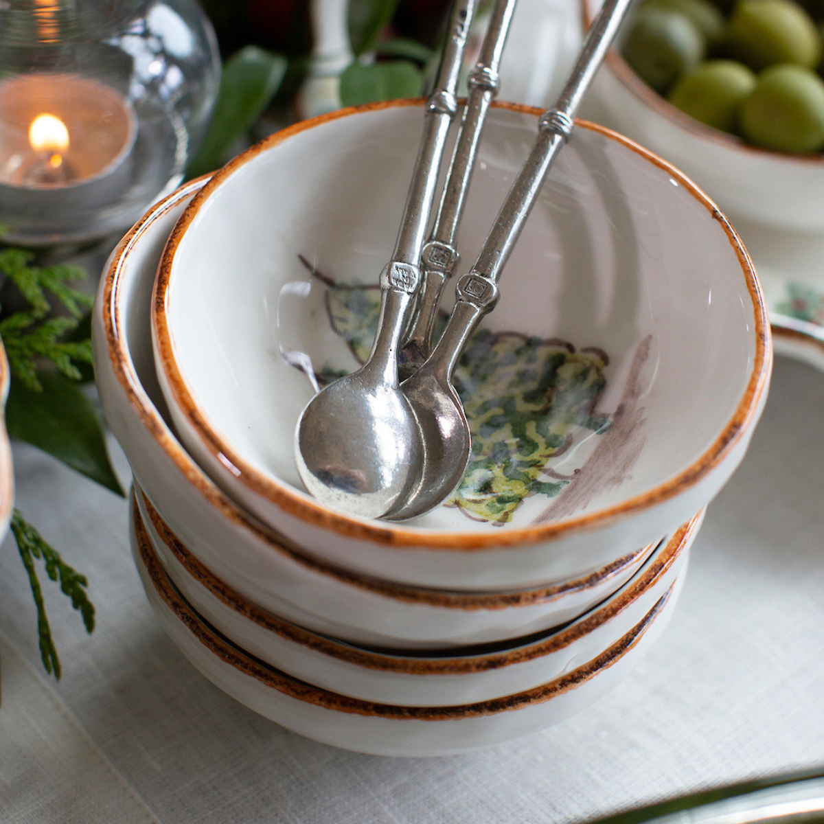 Natale Small Dipping Bowl Set of 2 - Christmas