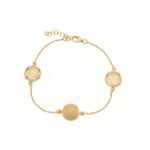 I Classici bracelet with polished and satin-finished round elements