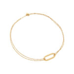 Ovali Chic  Double Chain Necklace