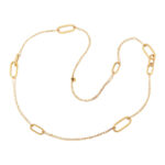 Ovali Chic Double Chain Necklace