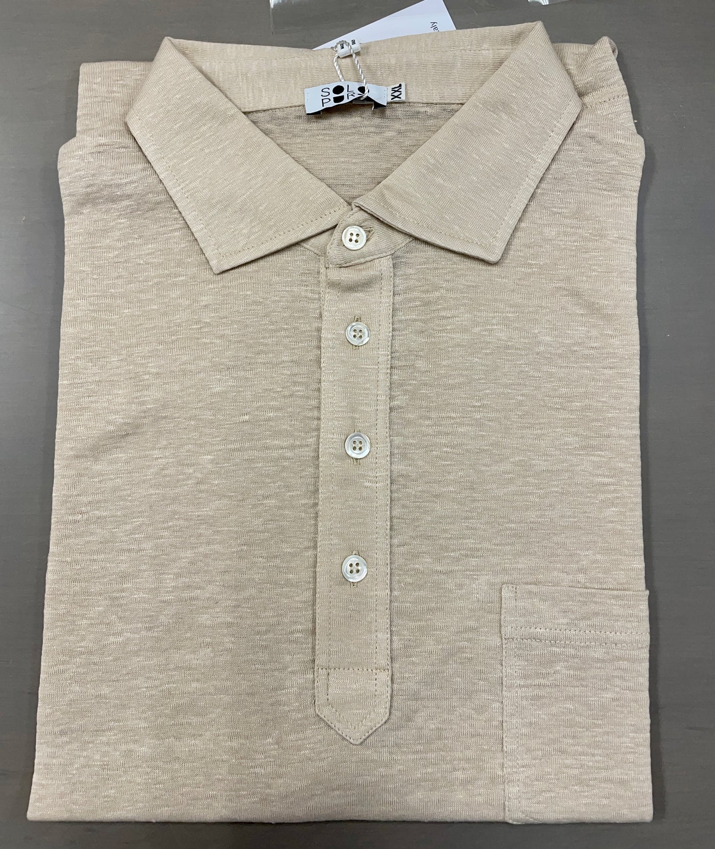 Mariano X Solo Puro Amalfi Linen Polo Shirt