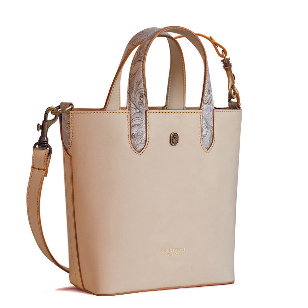 Ivory & Salvia Mini Tote