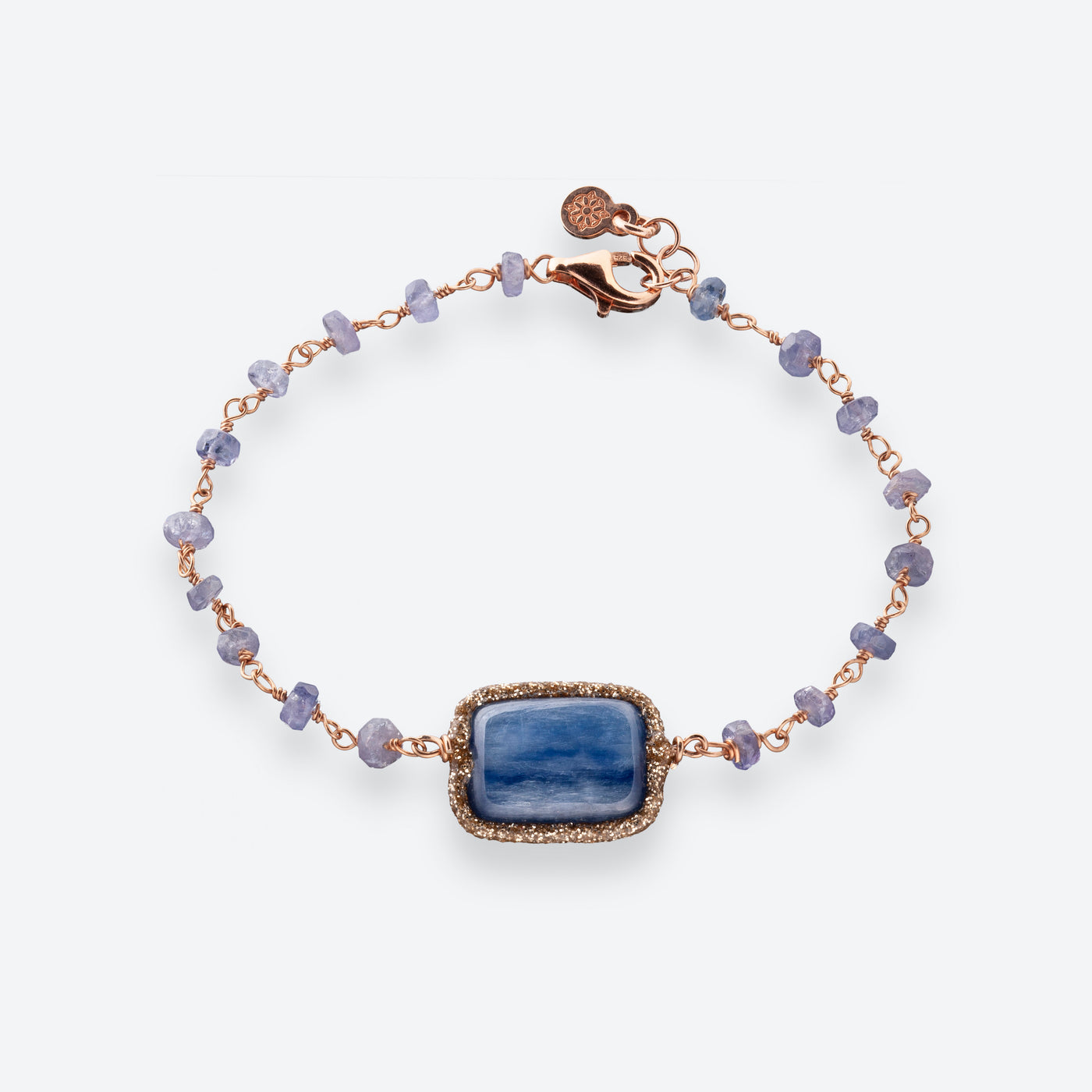 Kyanite Blu Rosary Bracelet