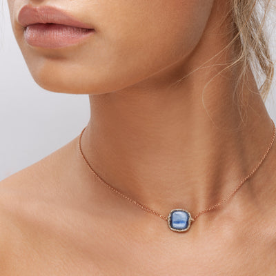 Kyanite Blu Pendant Necklace