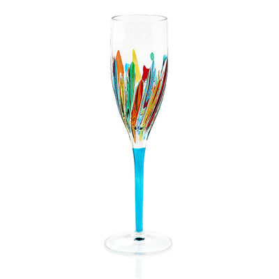 Incanto Hand Painted Champagne Glass