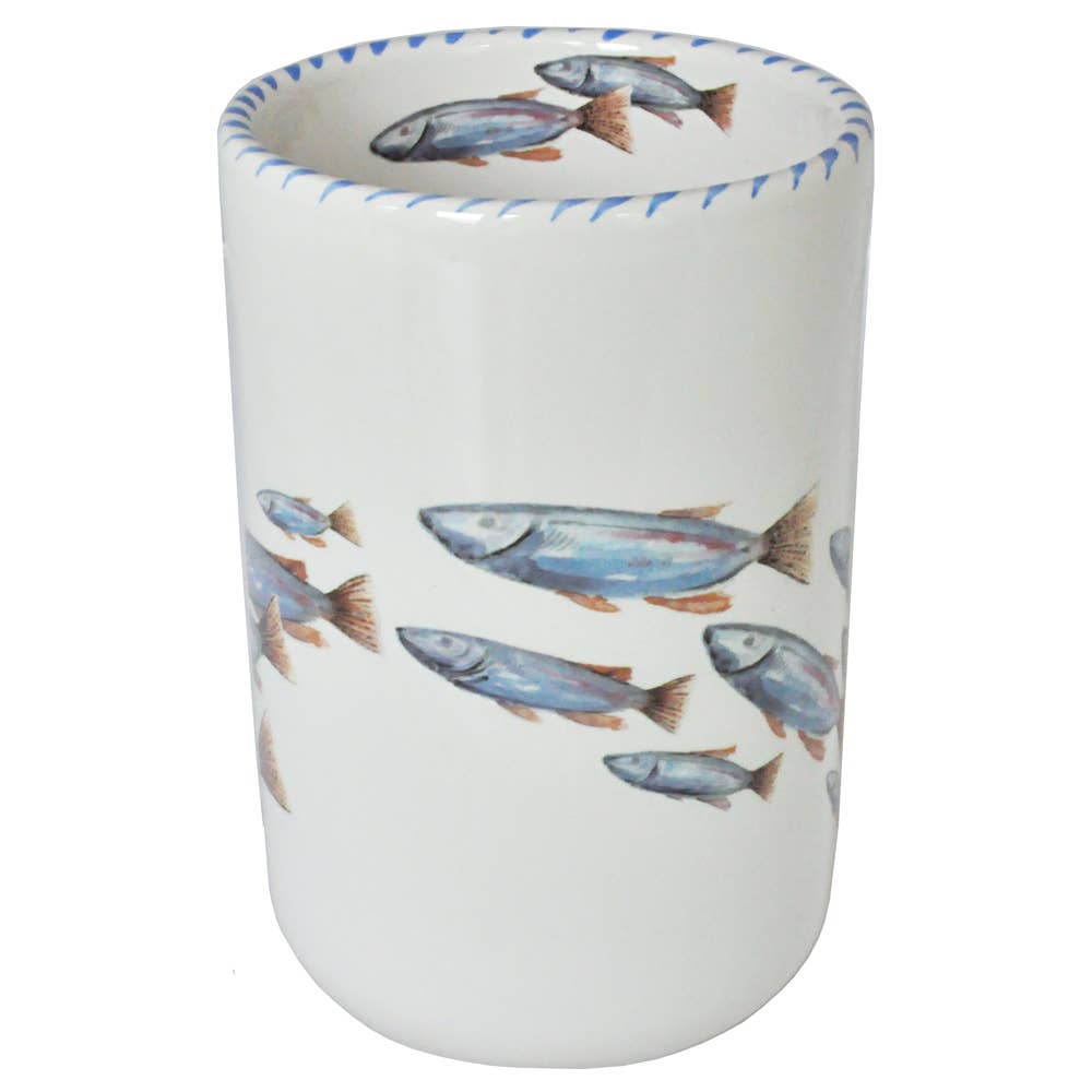 School of  Fish Wine Bottle/Utensil Holder