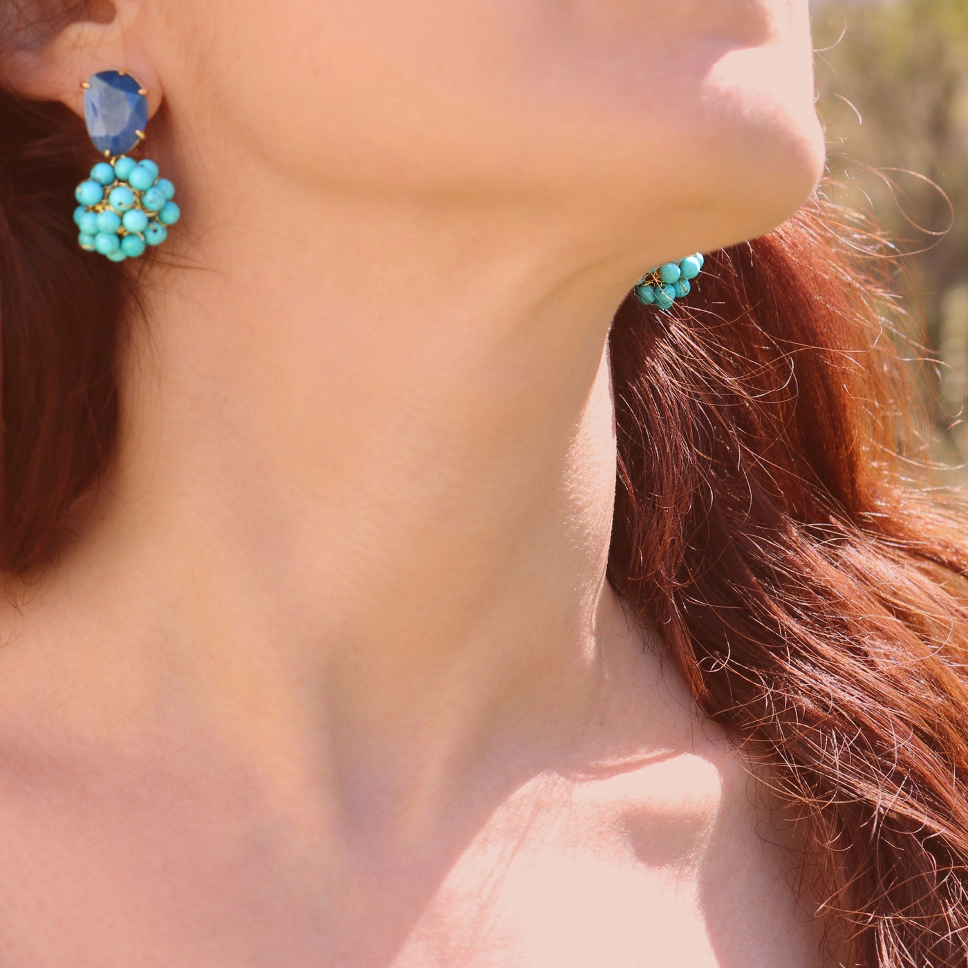 Turchese  Bubble Polka Dot Mini