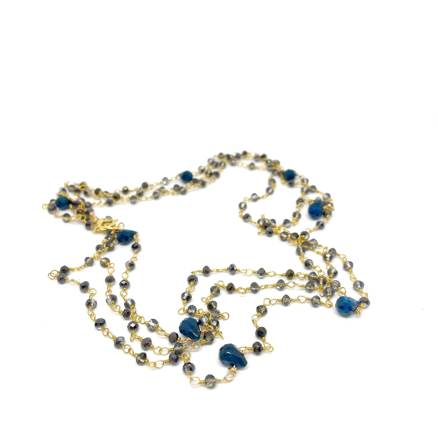Azzurro Cristallo Super Long Necklace