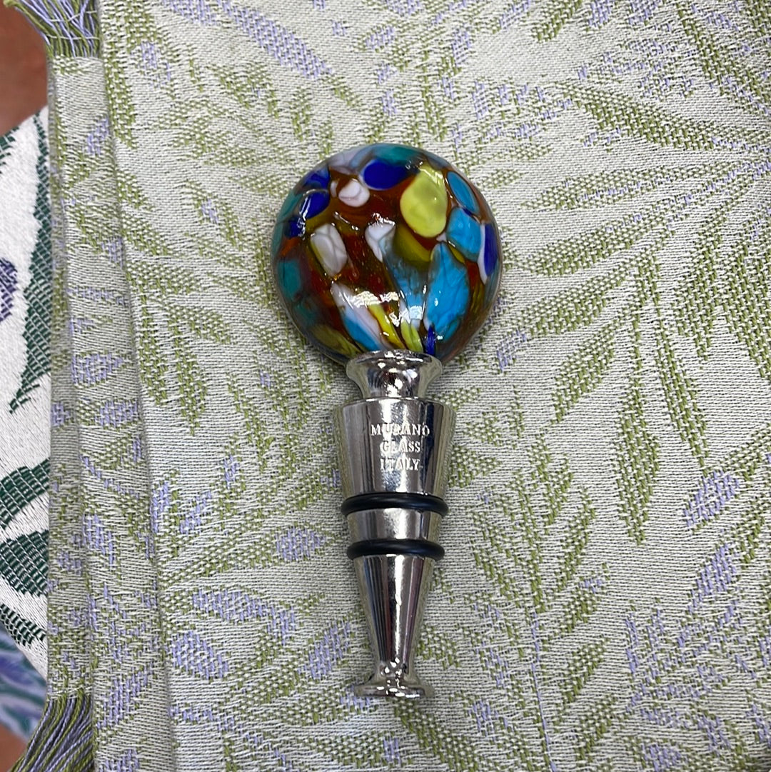Piatto Pastello Murano Wine Stopper  MIIO