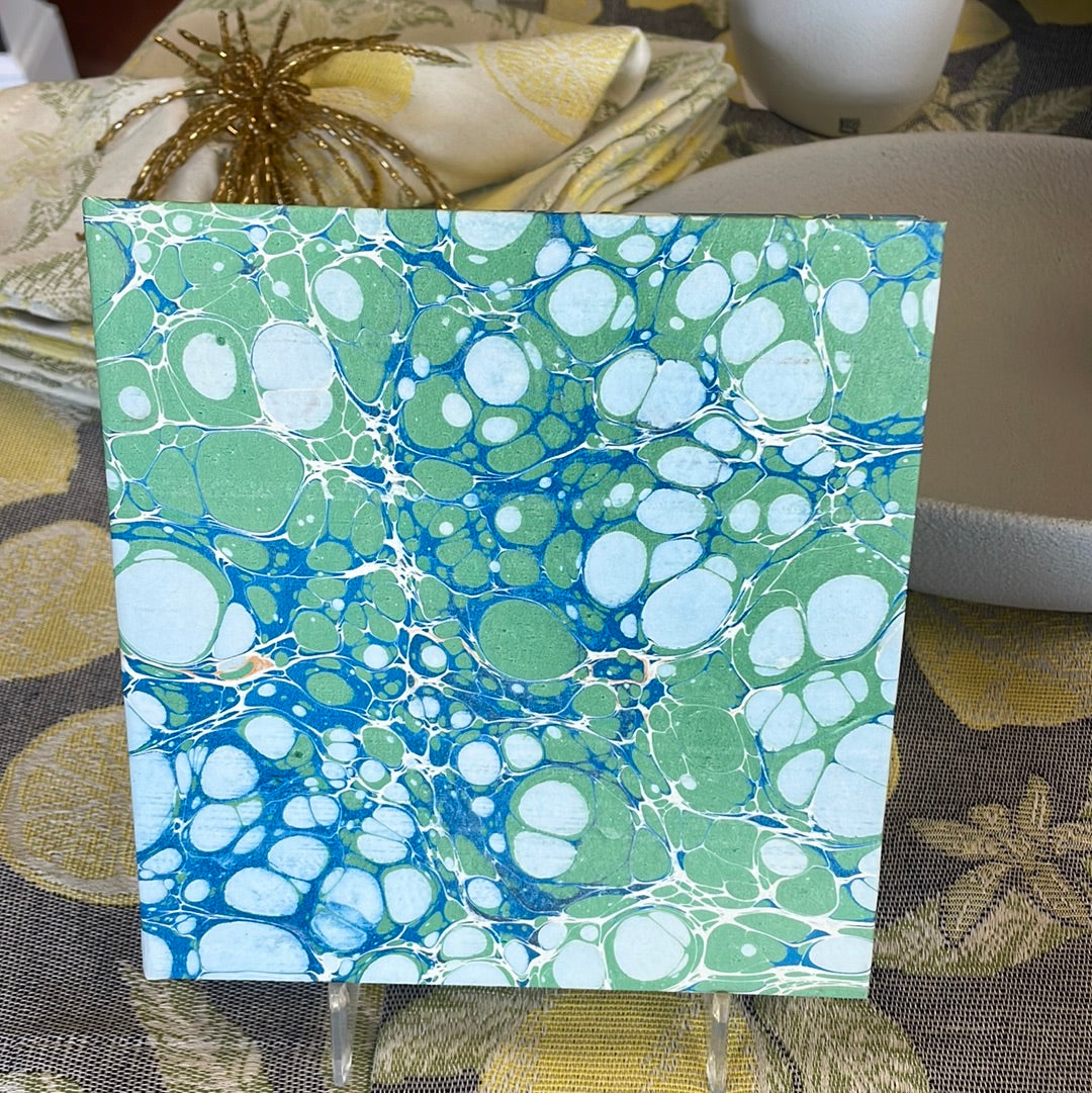 Marbled Paper Square Notebooks